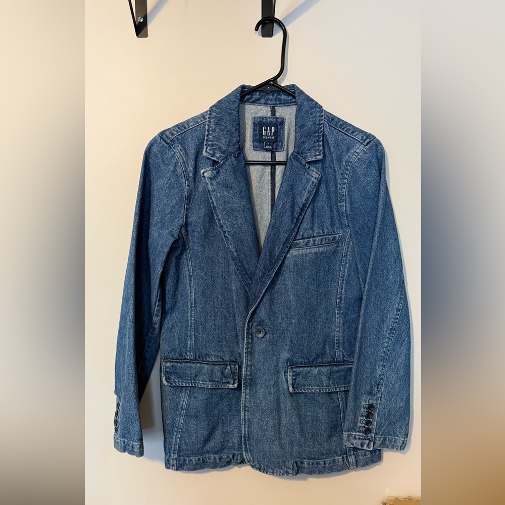 GAP Classic Denim Blazer Jacket